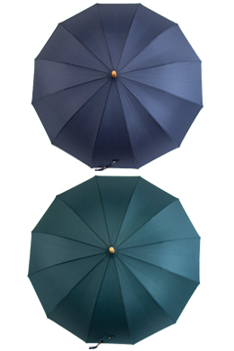 P9708 우드손잡이 딥컬러 장우산(3color)