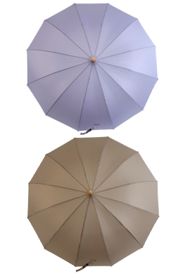 P9707 우드손잡이 뉴트럴 장우산(4color)