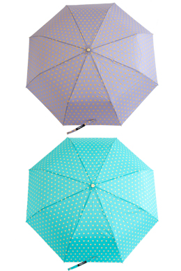 A2535 휴대용 도트 3단 우산(4color)